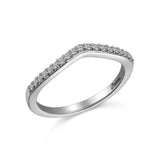 14K W/G .16TW DIAMOND BAND - NEW DESIGN