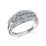 14K W/G .99CT SEMI DIA BD TO HOLD A .30CT RD CTR DIA-GH/SI2***