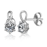 14K W/G EARRINGS****