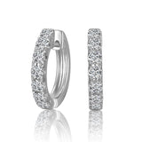 14K W/G 1CT TW DIAM EARRINGS-GH/SI2****($1300)