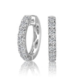14K W/G 2.10CT TW DIA EARRINGS-GH/SI2****($1300)