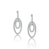 14K W/G 1.11 TW DIA EARRINGS-GH/SI2****