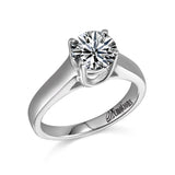 14K W/G SOLITAIRE ENG RG****