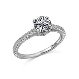 14K W/G .35CT SEMI ENG RG-GH/SI2****