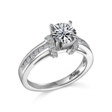 14K W/G .32 SEMI ENG RG -GH/SI2 TO HOLD 1 CT RD CTR****