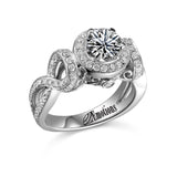 14K W/G .87 CT SEMI ENG RG-GH/SI2****