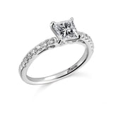 14K WG .21 CT TW RD ENG RG-GH/SI2