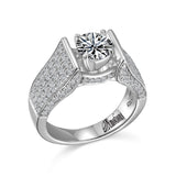 14K WG 1.14CT TW RD ENG RG-GH/SI2