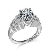 14K W/G 1 CT SEMI ENG RG-GH/SI2****