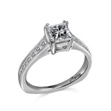 14K W/G .56CT SEMI ENG RG - GH/SI2****
