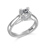 14K W/G .23CT SEMI ENG RG-GH/SI2- 1/2CT PC CTR****