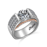 14K ALL W/G - 1.64CT SEMI INVISIBLE SET ENG RG TO HOLD A 1.50CT RD CTR-GH/SI2****($1300)