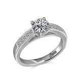 14K W/G .35 SEMI ENG RG-GH/SI2-HEAD FOR 1 CT RD CTR****