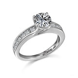 14K W/G .70 SEMI RD ENG RG-GH/SI2****