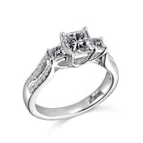 14K W/G .48CT TW SEMI ENG RG-GH/SI2 TO HOLD 5.5x5.5MM 1CT PC CTR****
