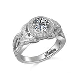 14K W/G .49CT TW SEMI ENG RG-GH/SI2****