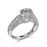 14K W/G .87 CT TW SEMI ENG RG-GH/SI2***