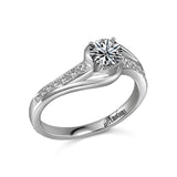 14K W/G .17 CT SEMI ENG RG-GH/SI2***