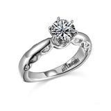 14K W/G .19 CT TW SEMI ENG RG-GH/SI2****