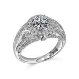 14K W/G .96 CT TW SEMI ENG RG-GH/SI2****