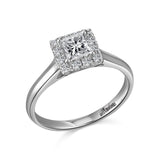 14K W/G .20  SEMI TO HOLD 1/2 CT PC CTR -GH/SI2****