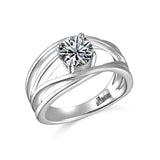 14K W/G SOL SEMI ENG RG****