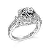 14K W/G .33CT SEMI ENG RG-1CT RD CTR-GH/SI2****