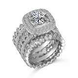 14K W/G 1.38CT TW SEMI ENG RG-GH/SI2-FOR 1.5CT RD CTR****