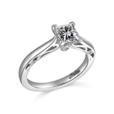 14K W/G .04 CT TW SEMI ENG- HEAD FOR 1 CT PC CTR-GH/SI2