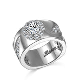 14K W/G .72 CT TW SEMI ENG RG-GH/SI2****