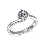 14K W/G SEMI SOL ENG RG FOR 1 CT RD CTR-***