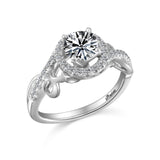 14K W/G - .25CT SEMI ENG RG -GH/SI2****
