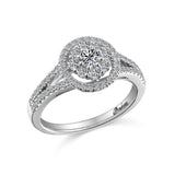 14K W/G - .55CT SEMI ENG RG- FOR A .15CT RD CTR-GH/SI2****