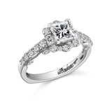 14K W/G .56CT SEMI ENG RG FOR 1CT PC CTR-GH/SI2****