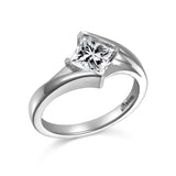 14K W/G SEMI SOL RG FOR 1 CT PC CTR-NEW***