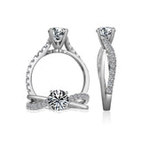 14K TT .50 CT SEMI ENG RG-GH/SI2