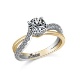 14K TT .50 CT SEMI ENG RG-GH/SI2