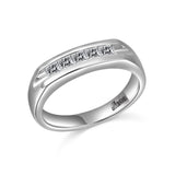 GTS RING - 14K W/G .60TW 5 PC DIA BAND-GH/SI2***