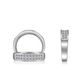 GTS RING - 14K W/G 1.36 TW INVIS SET DIA BAND-GH/SI2***