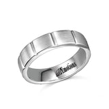 GT'S 14K W/G 6MM COMFORT FIT BAND****