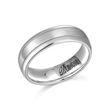 GTS 14K W/G 6MM COMFORT FIT  BAND****