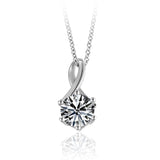 14K W/G SEMI PEND FOR 1CT RD CTR****