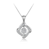 14K W/G .50TW DIA PENDANT-GH/SI2***