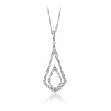 14K W/G .45 TW DIAMOND PENDANT