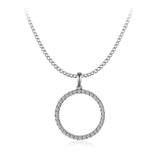 P1054-PGR22926-14K W/G .66 CT TW CIRCLE RD DIA PEND W/BALE-GH/SI2**