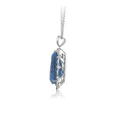 P20392-14K W/G .51CT-GH/SI2 PENDANT W/ 27.8 X 20.2MM PEAR SHAPE ALEXLITE-38.69CT**