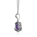 PGR21866-14K W/G .20CT SEMI W/ 14X10MM AMETHYST-GH/SI2