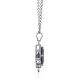 PGR21871-14K W/G-GH/SI2  .22 SEMI PENDANT WITH 14.1X11.1X5.4MM AMETHYST**
