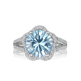 RGR22413-14K W/G .44 SEMI FASHION RG WITH10.0MM RD****(G13)