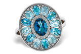 Gold Colored Stone Ring